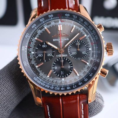 Breitling Navitimer chronometre 1884 43mm Grooved Bezel B01 Movement Watch